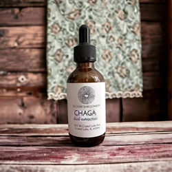 Chaga Dual Extraction Organic Mushroom Tincture  mushroom extract, lions mane extract, tincture