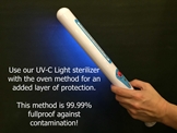Portable Rechargeable UV-C Light Sterilizer  - UVC2